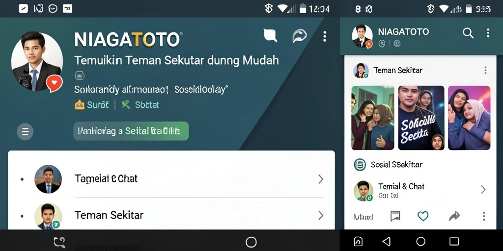 Tampilan antarmuka NIAGATOTO yang menarik dan mudah dinavigasi.