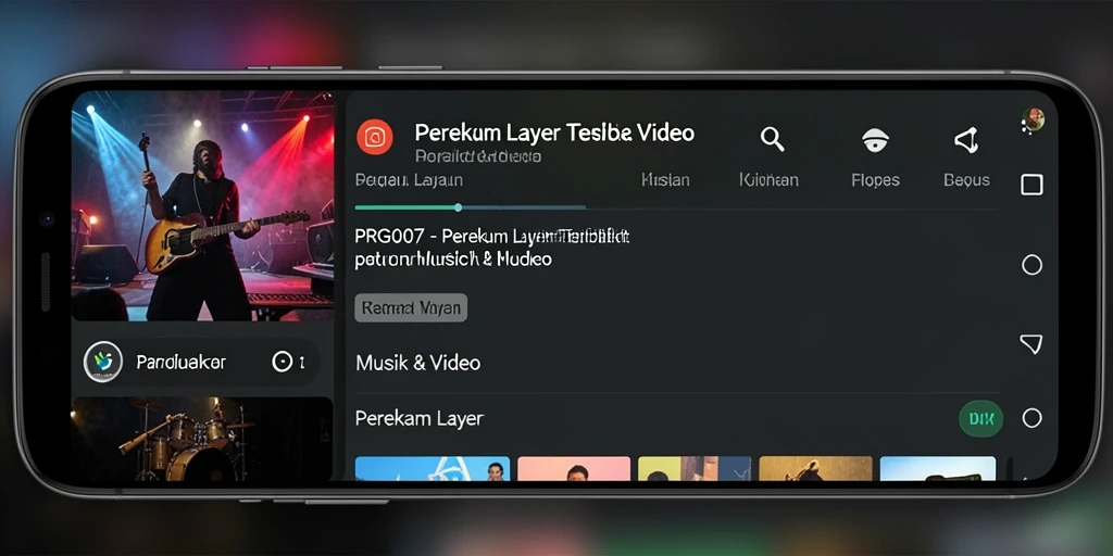 Antarmuka pengguna PRG007 yang intuitif dan mudah digunakan.