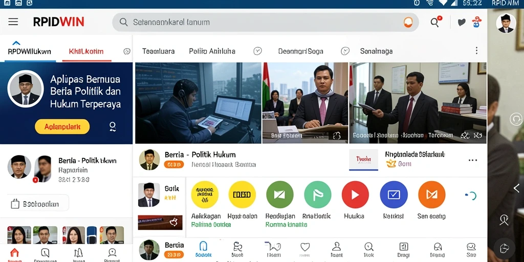 Tampilan antarmuka aplikasi RPIDWIN yang informatif dan menarik.